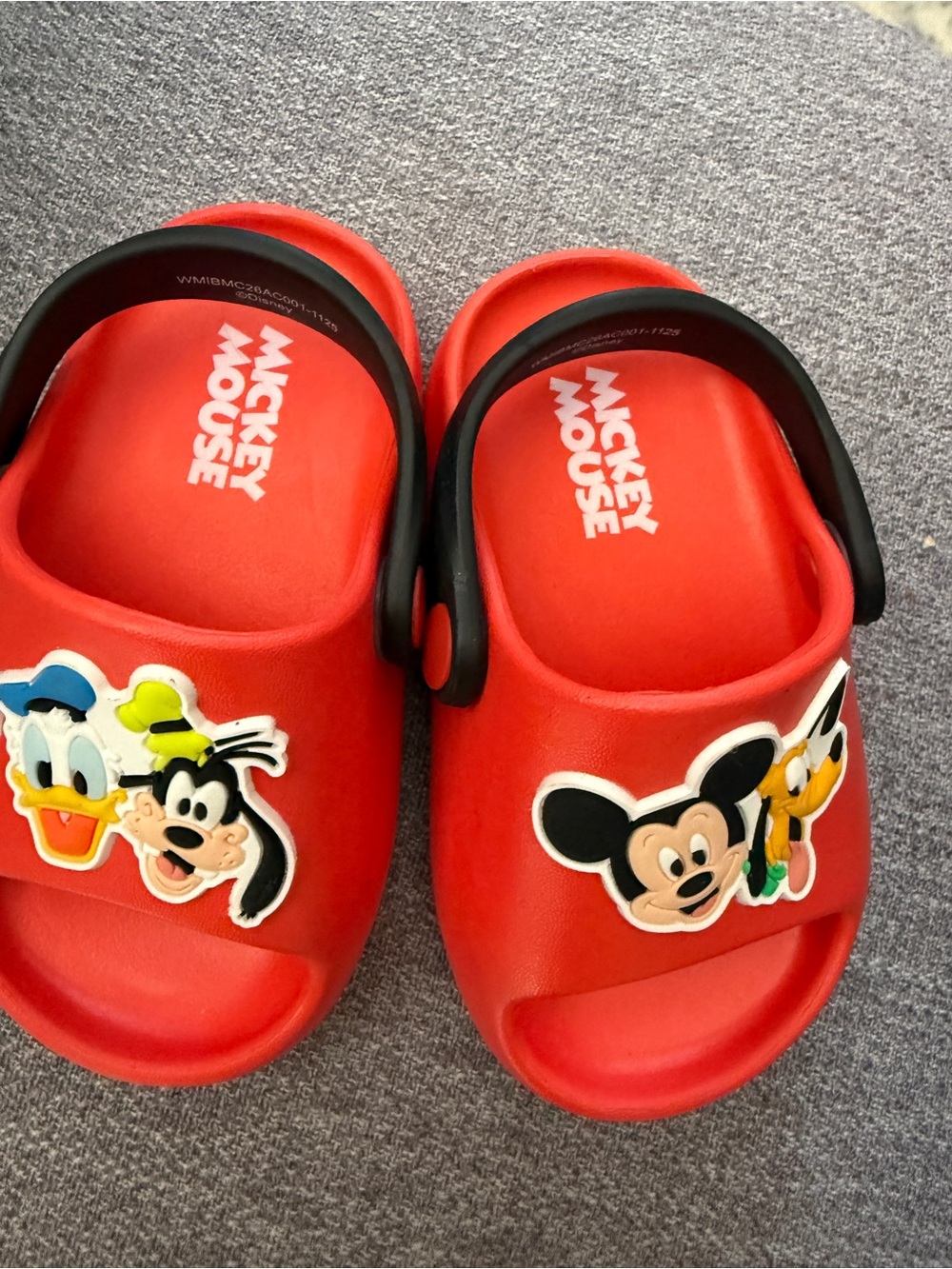 NWOT Mickey Mouse Baby Slide Sandals - Picture 3 of 8
